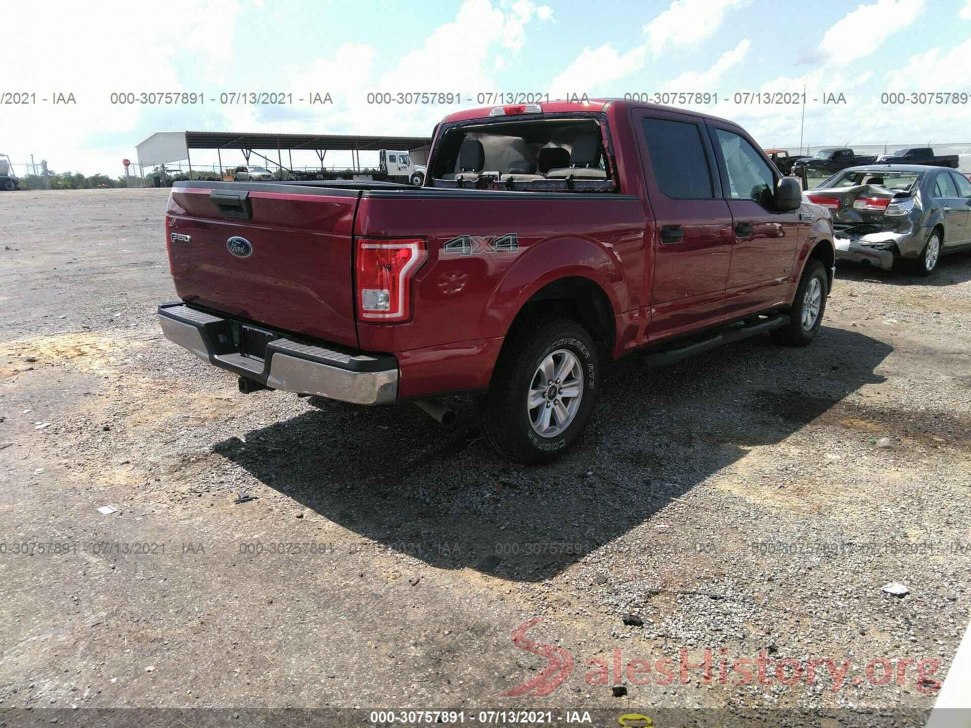 1FTEW1EP2HFB57604 2017 FORD F-150