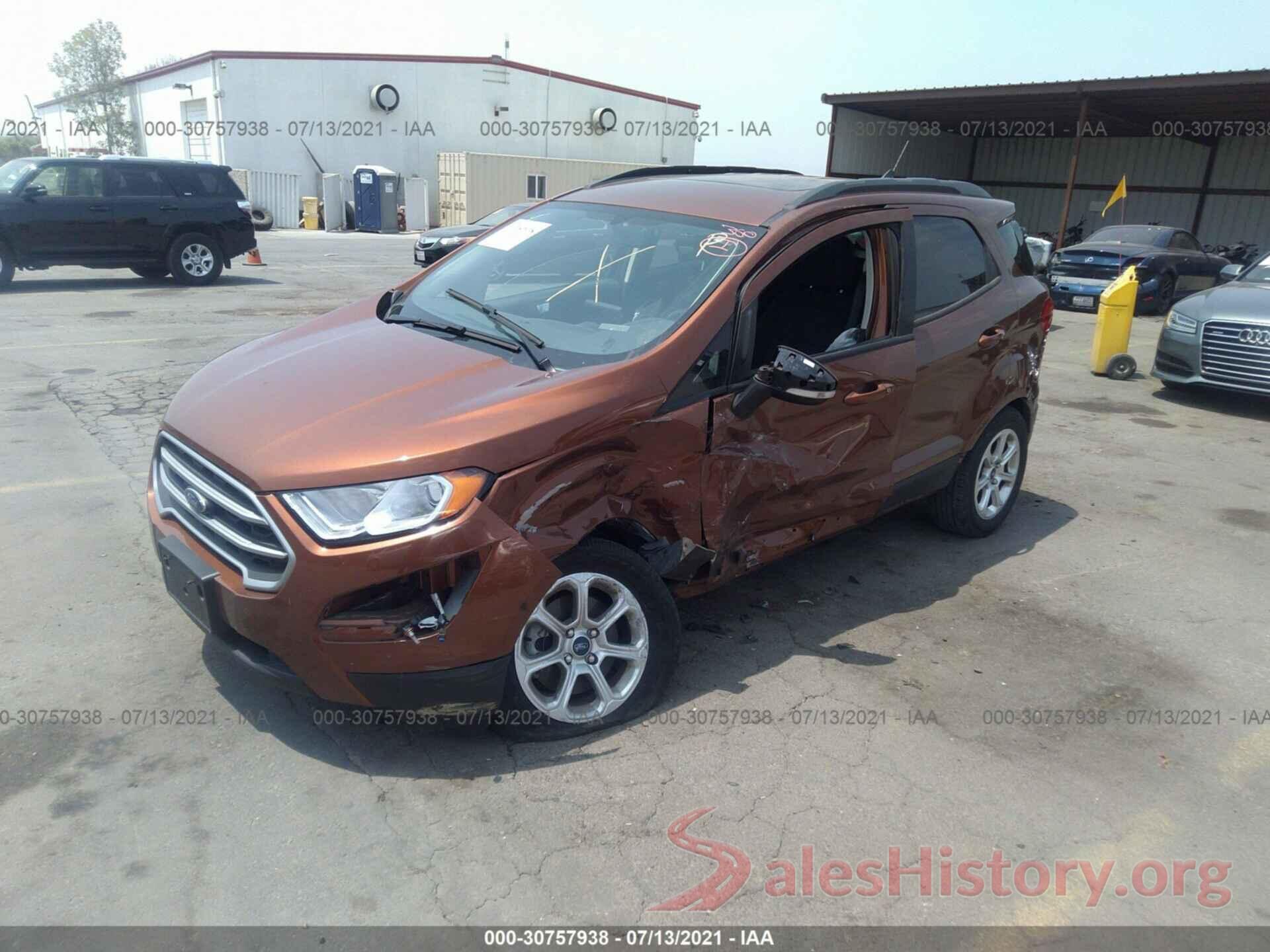 MAJ3S2GE0KC299498 2019 FORD ECOSPORT