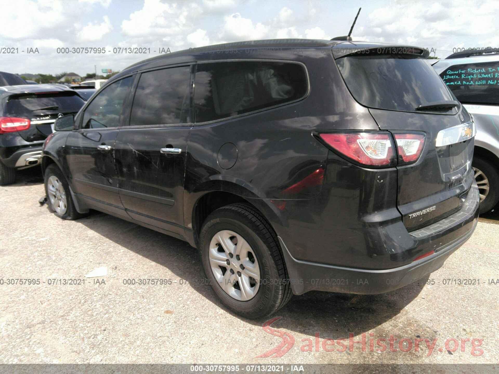 1GNKRFED7HJ182693 2017 CHEVROLET TRAVERSE