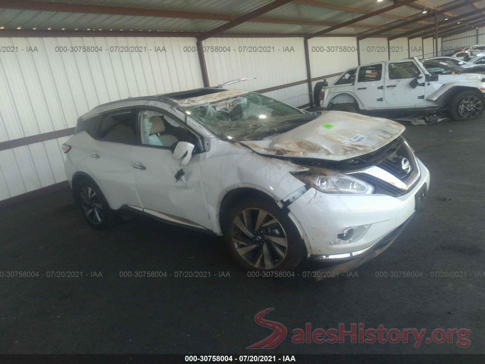 5N1AZ2MH1JN164718 2018 NISSAN MURANO