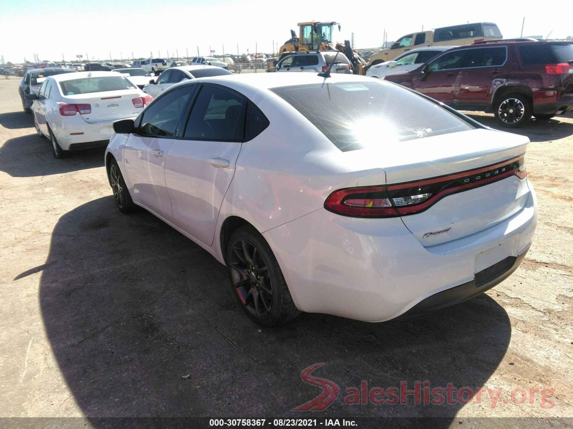 1C3CDFAAXGD606778 2016 DODGE DART