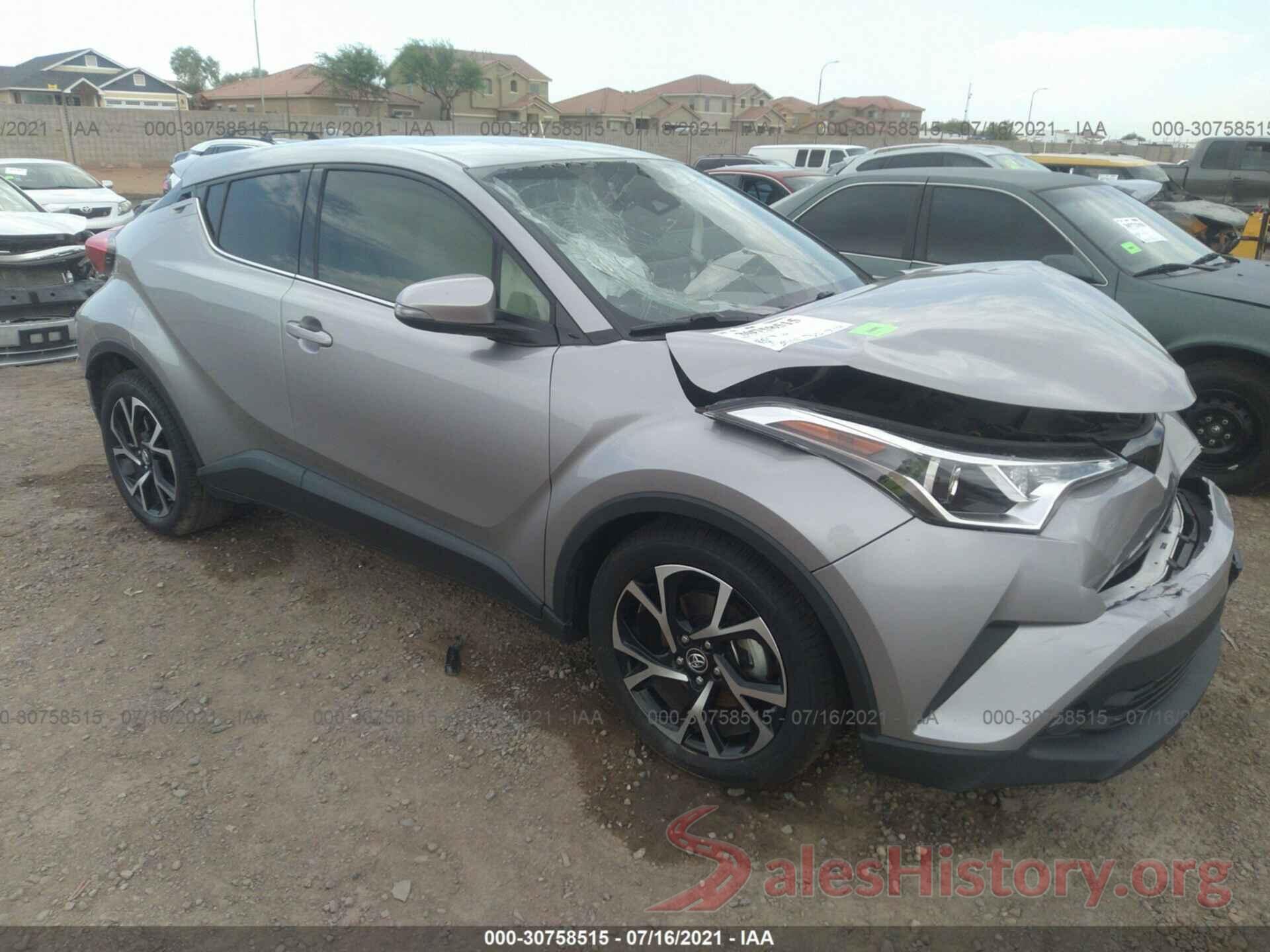 JTNKHMBXXK1016704 2019 TOYOTA C-HR