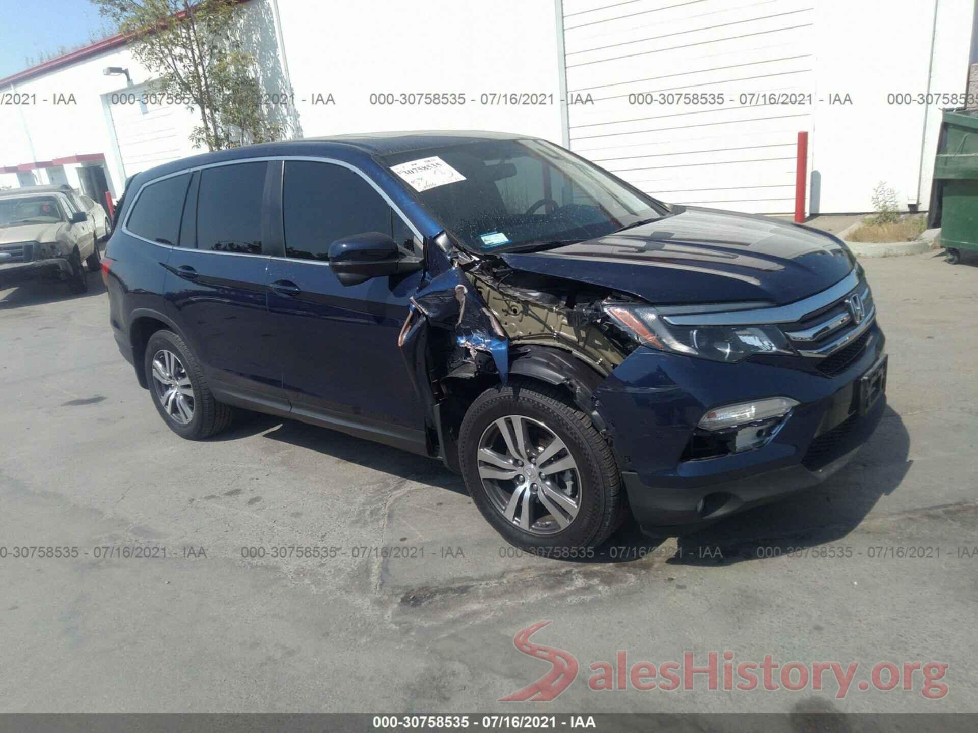 5FNYF5H81HB028167 2017 HONDA PILOT