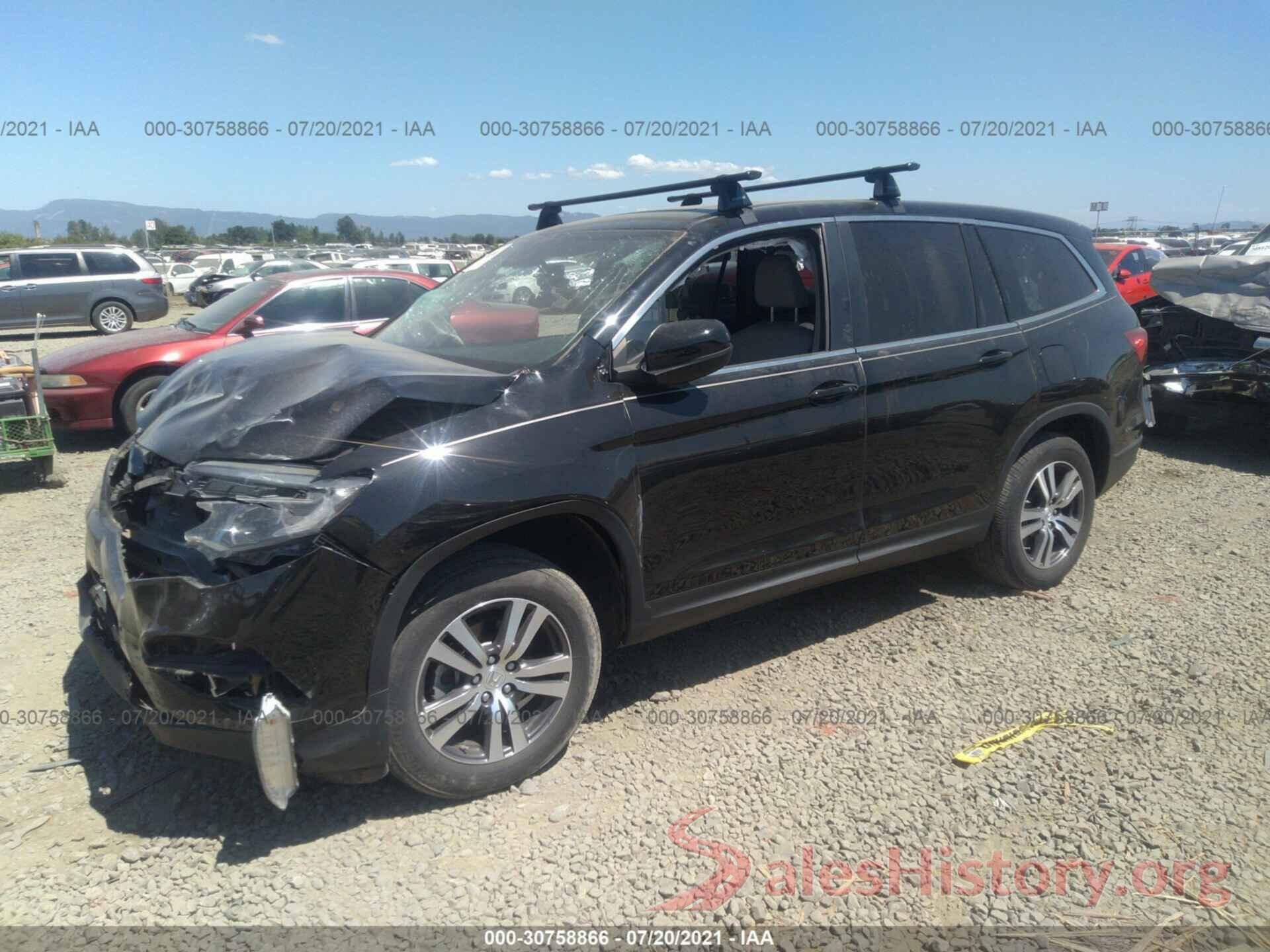 5FNYF6H65HB100394 2017 HONDA PILOT