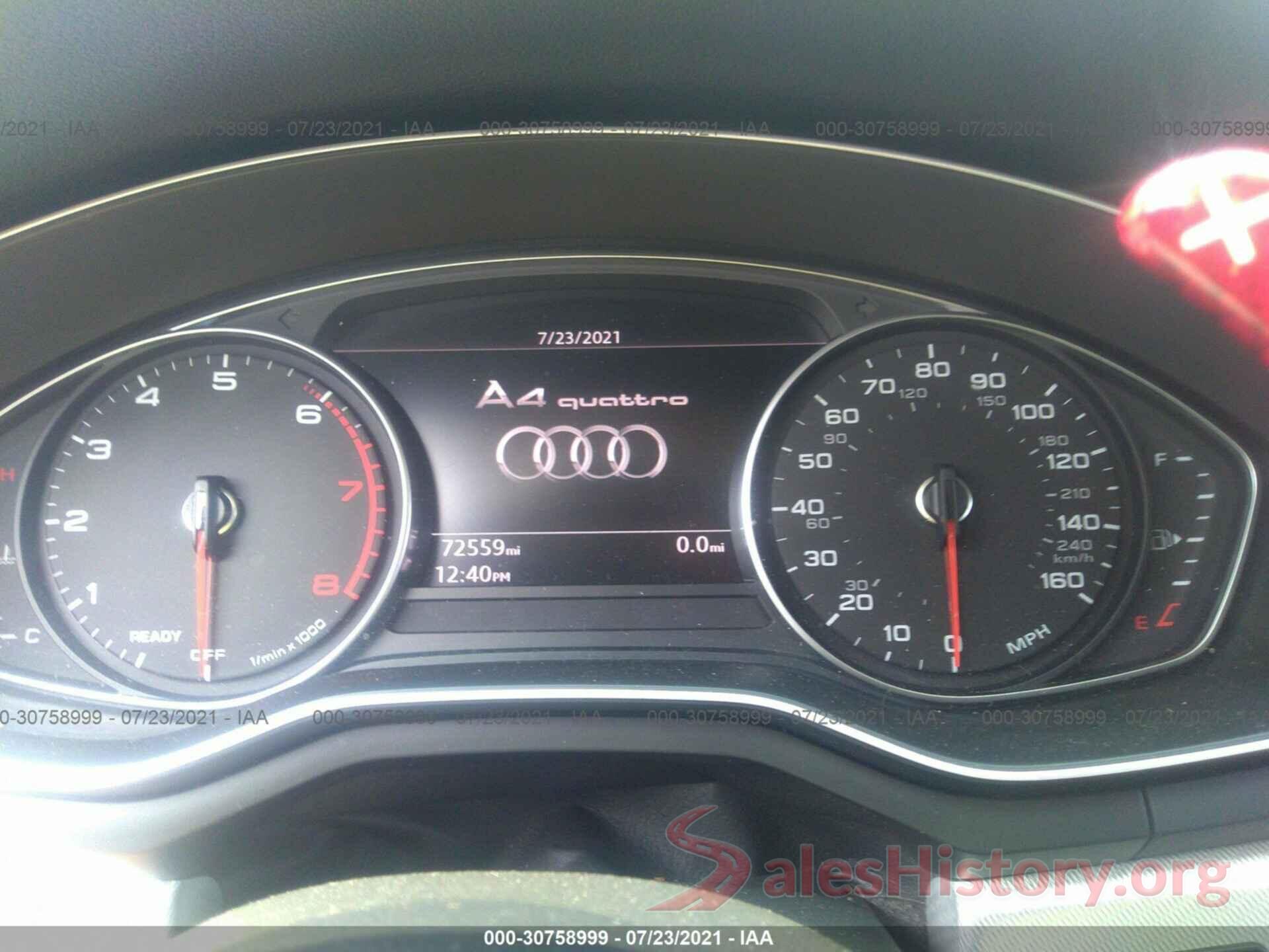 WAUANAF42HN007890 2017 AUDI A4