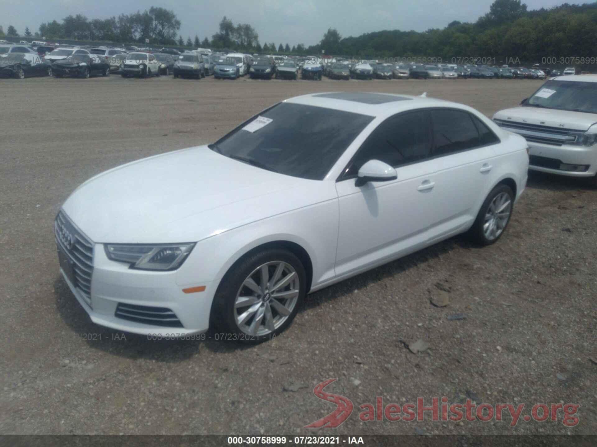 WAUANAF42HN007890 2017 AUDI A4