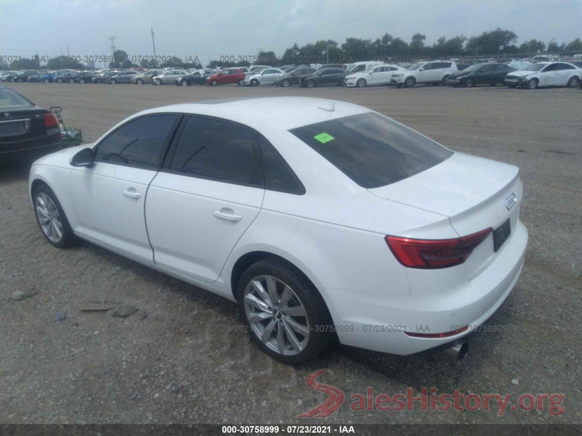 WAUANAF42HN007890 2017 AUDI A4