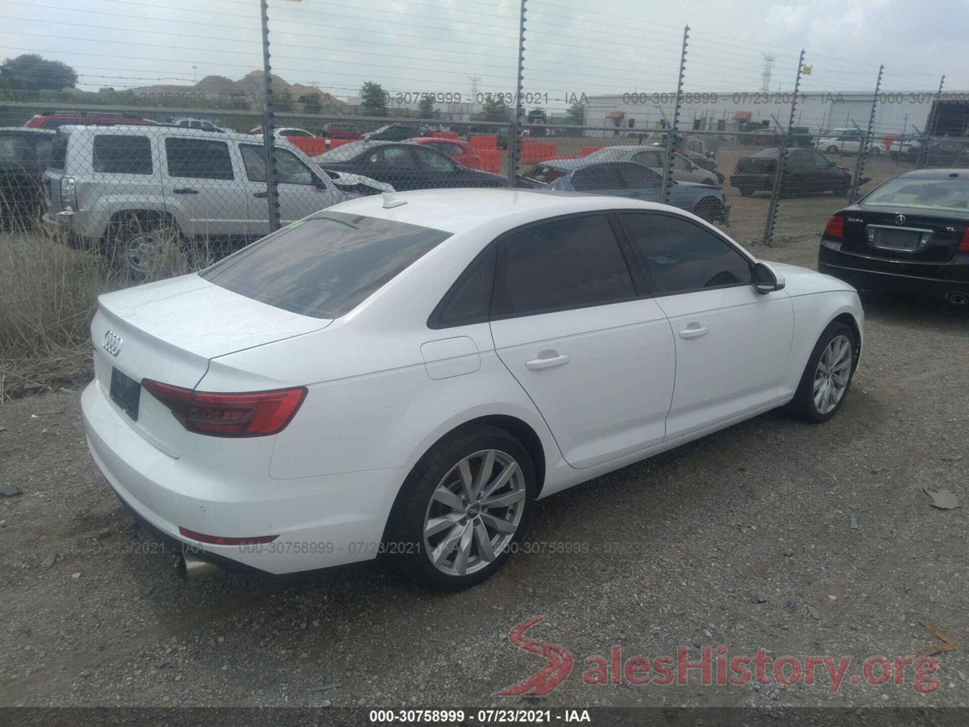 WAUANAF42HN007890 2017 AUDI A4