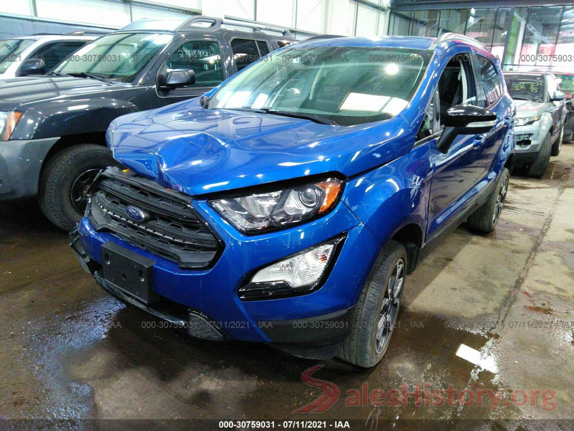 0000S3JL1KC278802 2019 FORD ECOSPORT