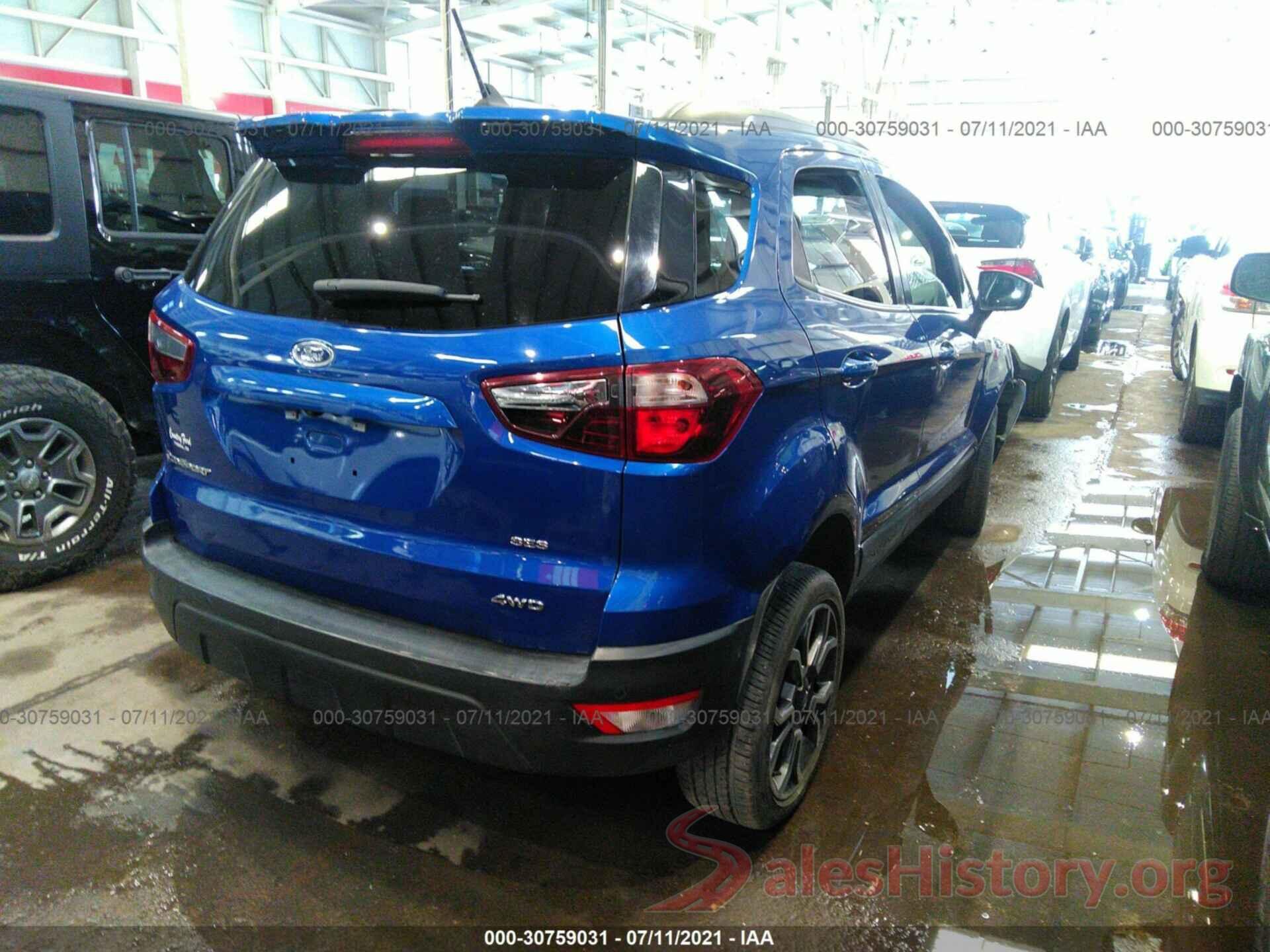 0000S3JL1KC278802 2019 FORD ECOSPORT