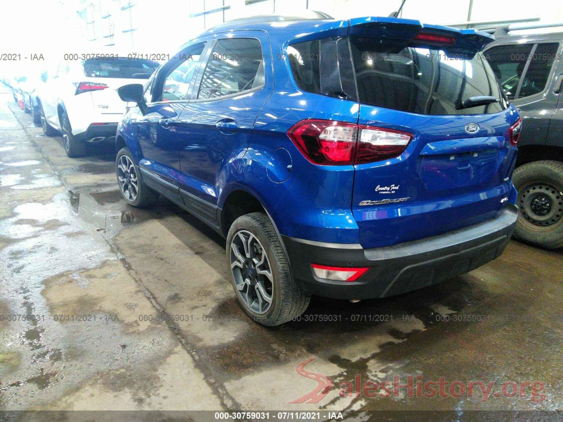 0000S3JL1KC278802 2019 FORD ECOSPORT