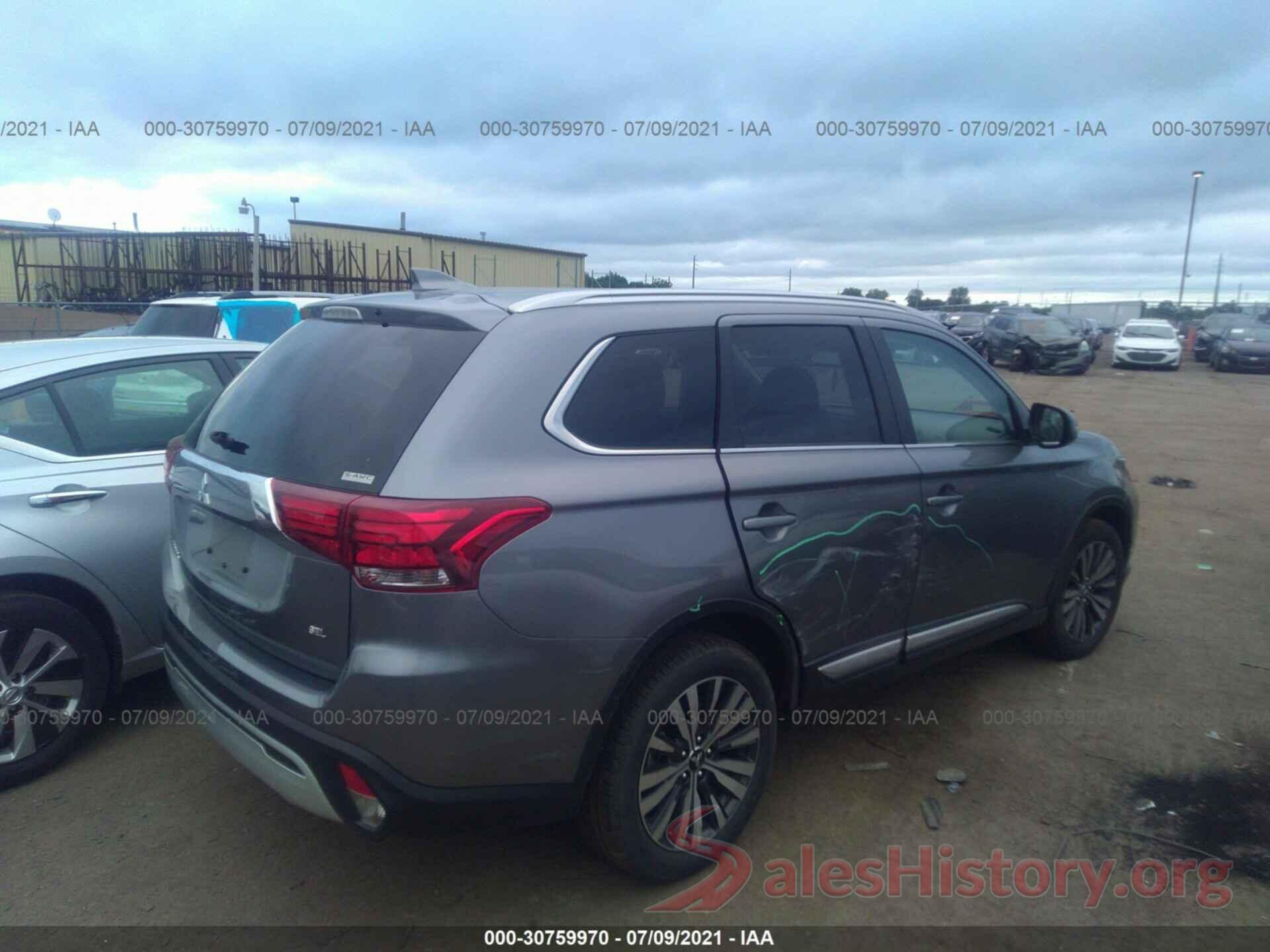 JA4AZ3A31LJ000912 2020 MITSUBISHI OUTLANDER