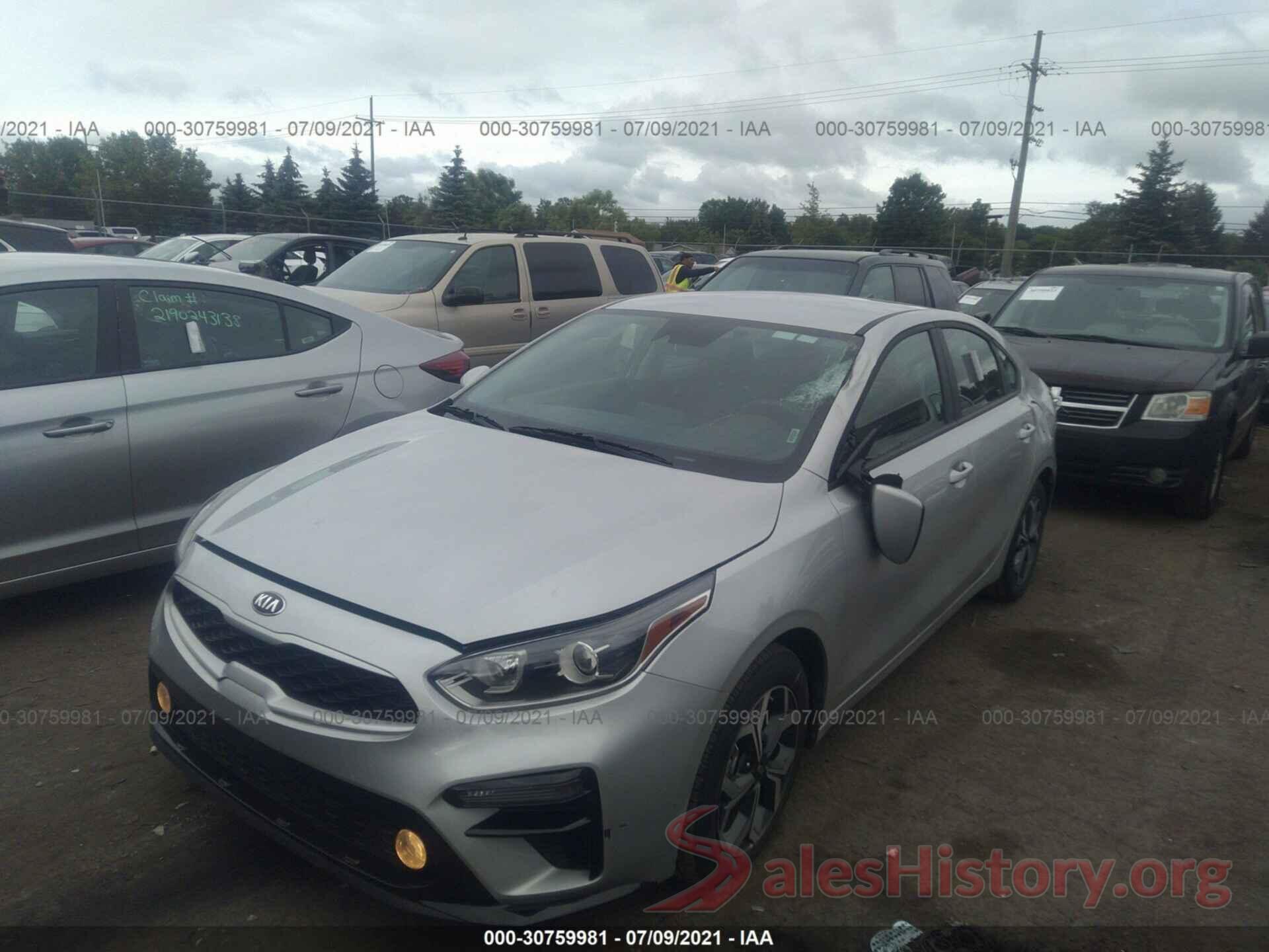 3KPF24AD4ME336468 2021 KIA FORTE