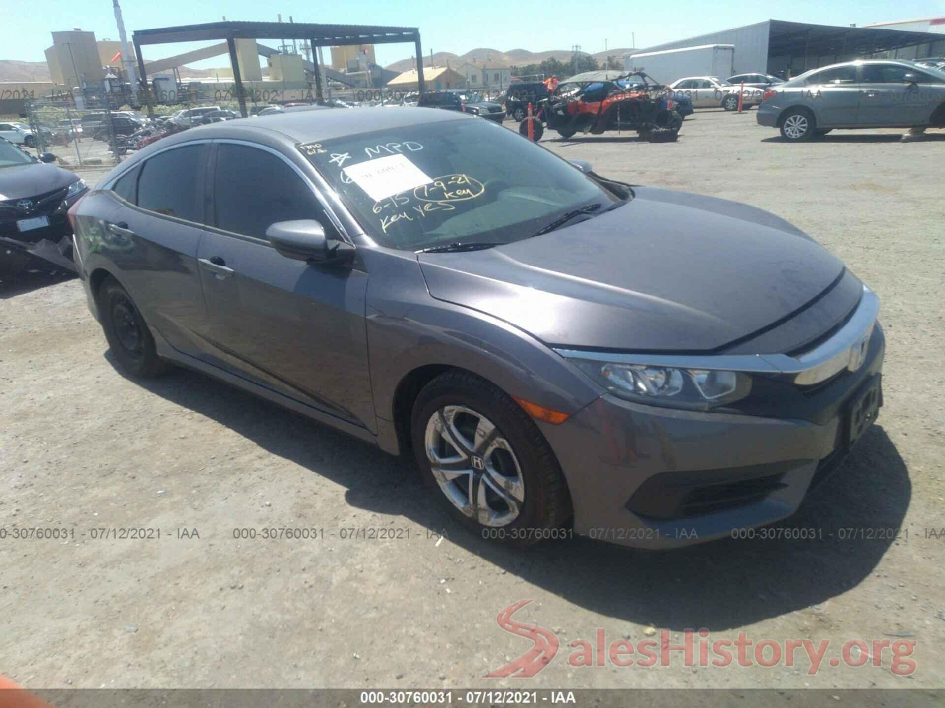 19XFC2F55GE226892 2016 HONDA CIVIC SEDAN