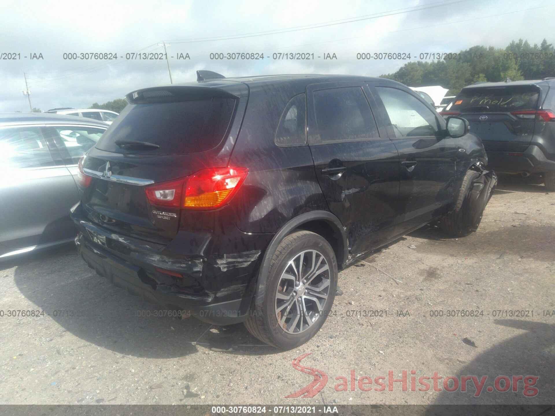 JA4AP3AU2JU023013 2018 MITSUBISHI OUTLANDER SPORT