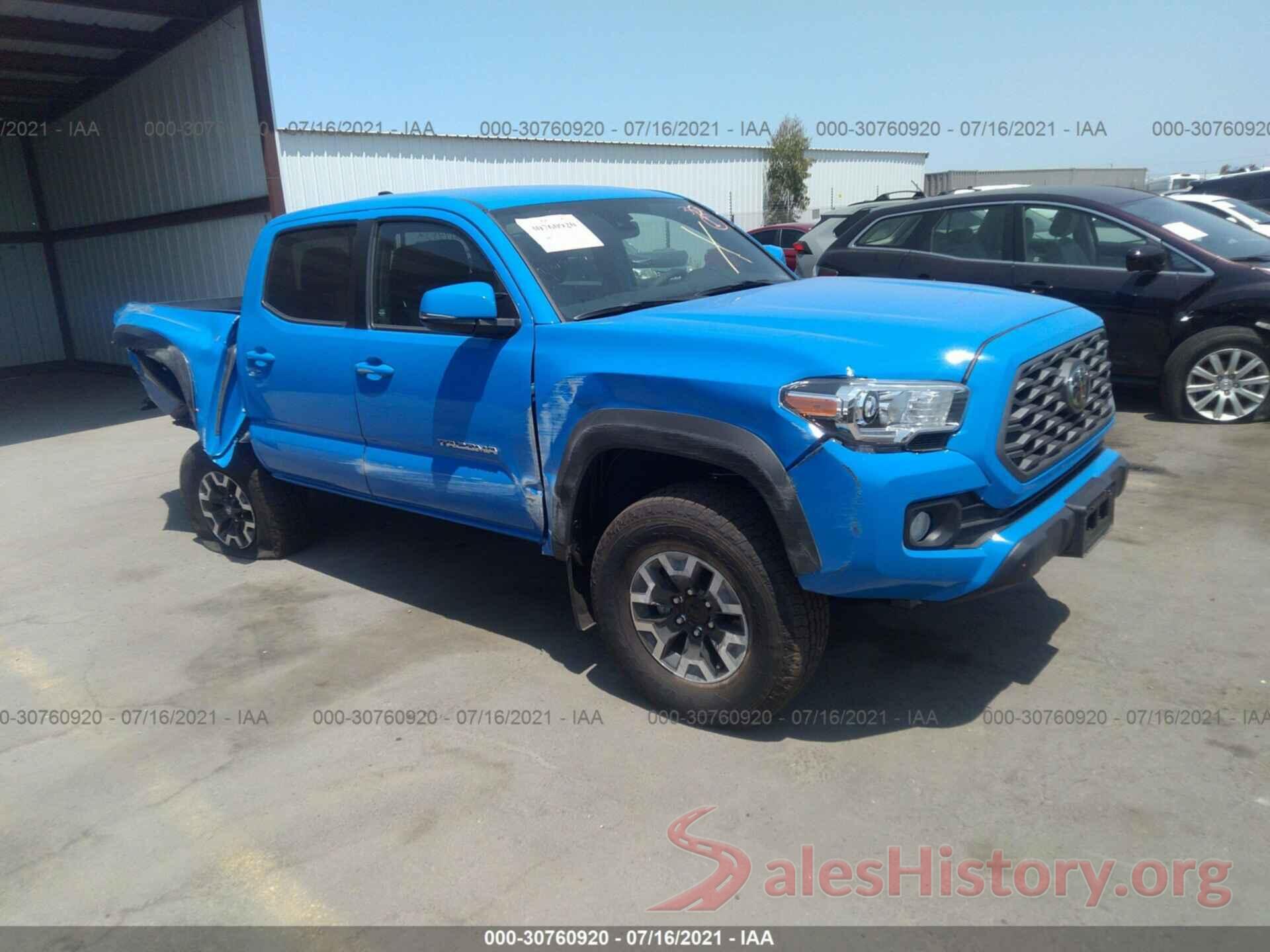 3TMCZ5AN3MM427962 2021 TOYOTA TACOMA 4WD