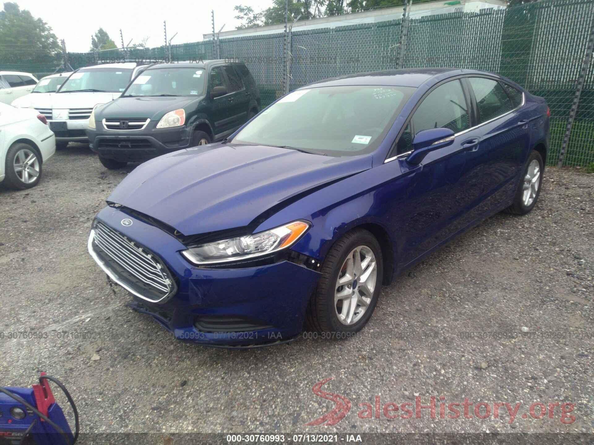 3FA6P0H7XGR337430 2016 FORD FUSION