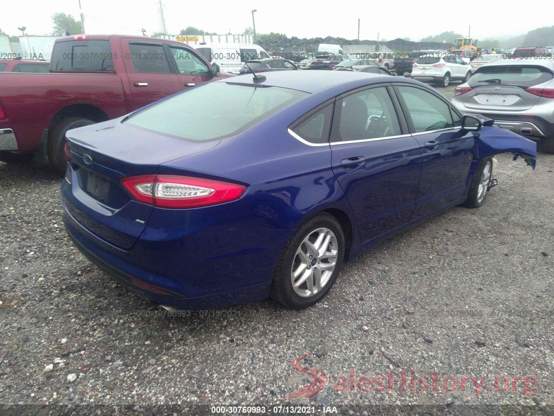 3FA6P0H7XGR337430 2016 FORD FUSION