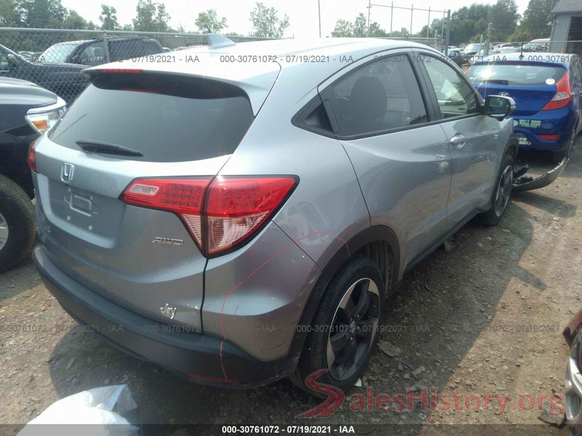 3CZRU6H55JG709710 2018 HONDA HR-V