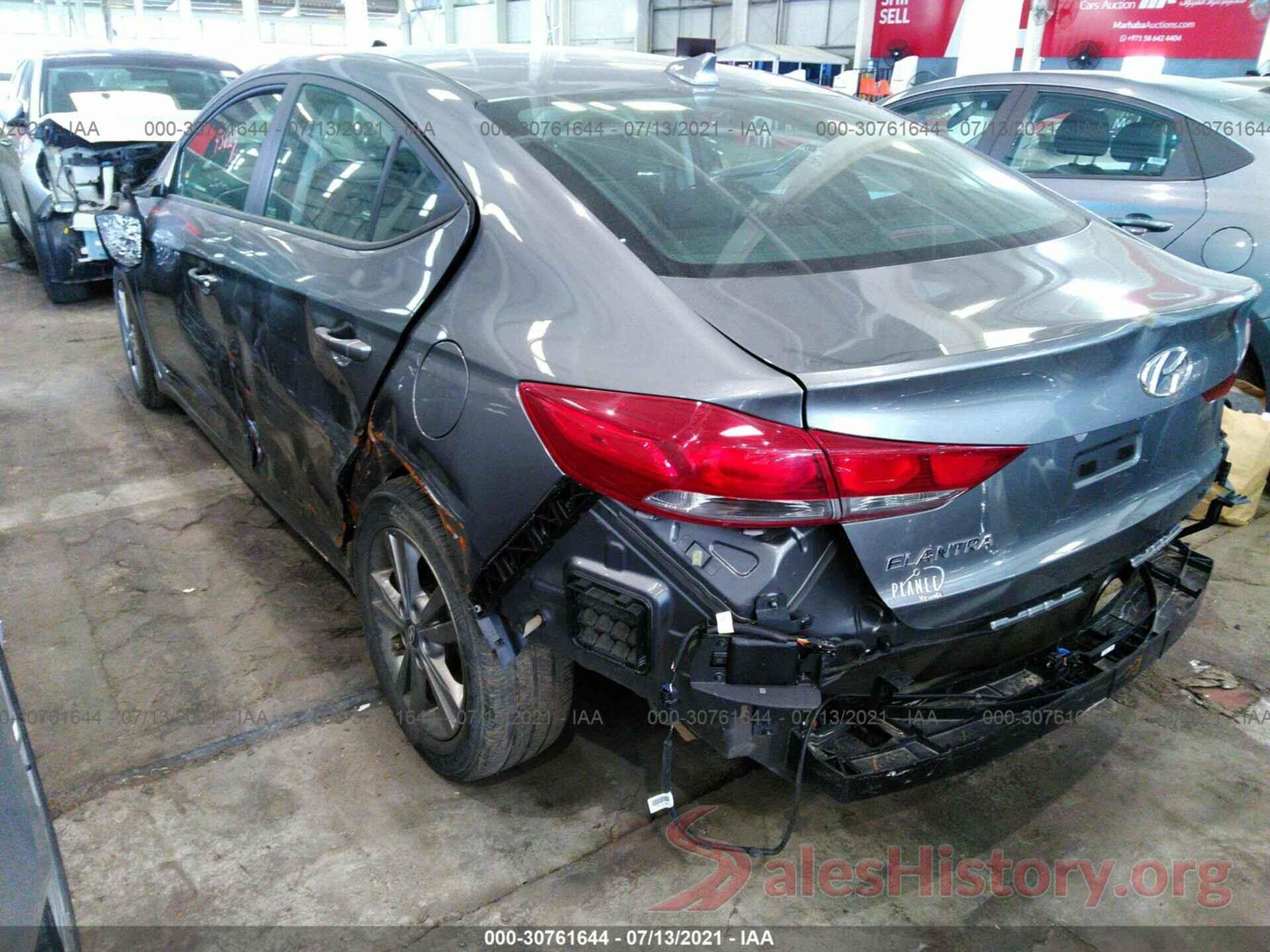 000D84LF3JH375208 2018 HYUNDAI ELANTRA