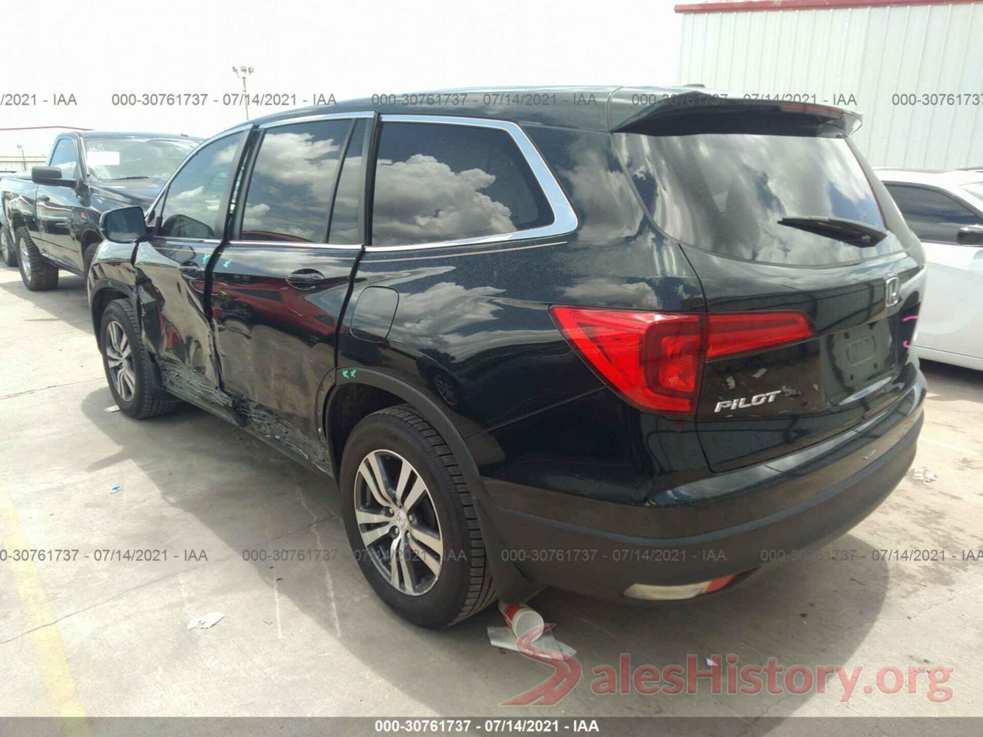 5FNYF6H76GB119172 2016 HONDA PILOT