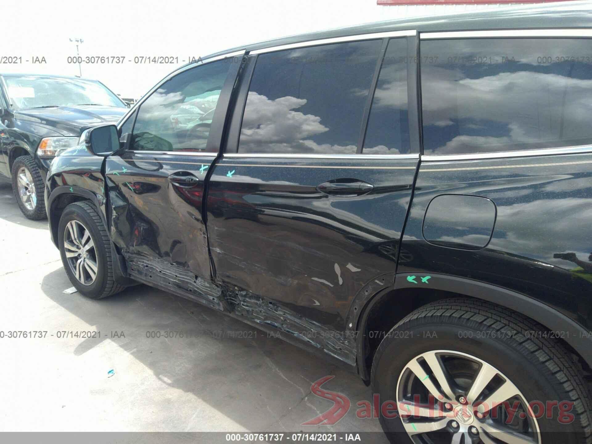 5FNYF6H76GB119172 2016 HONDA PILOT