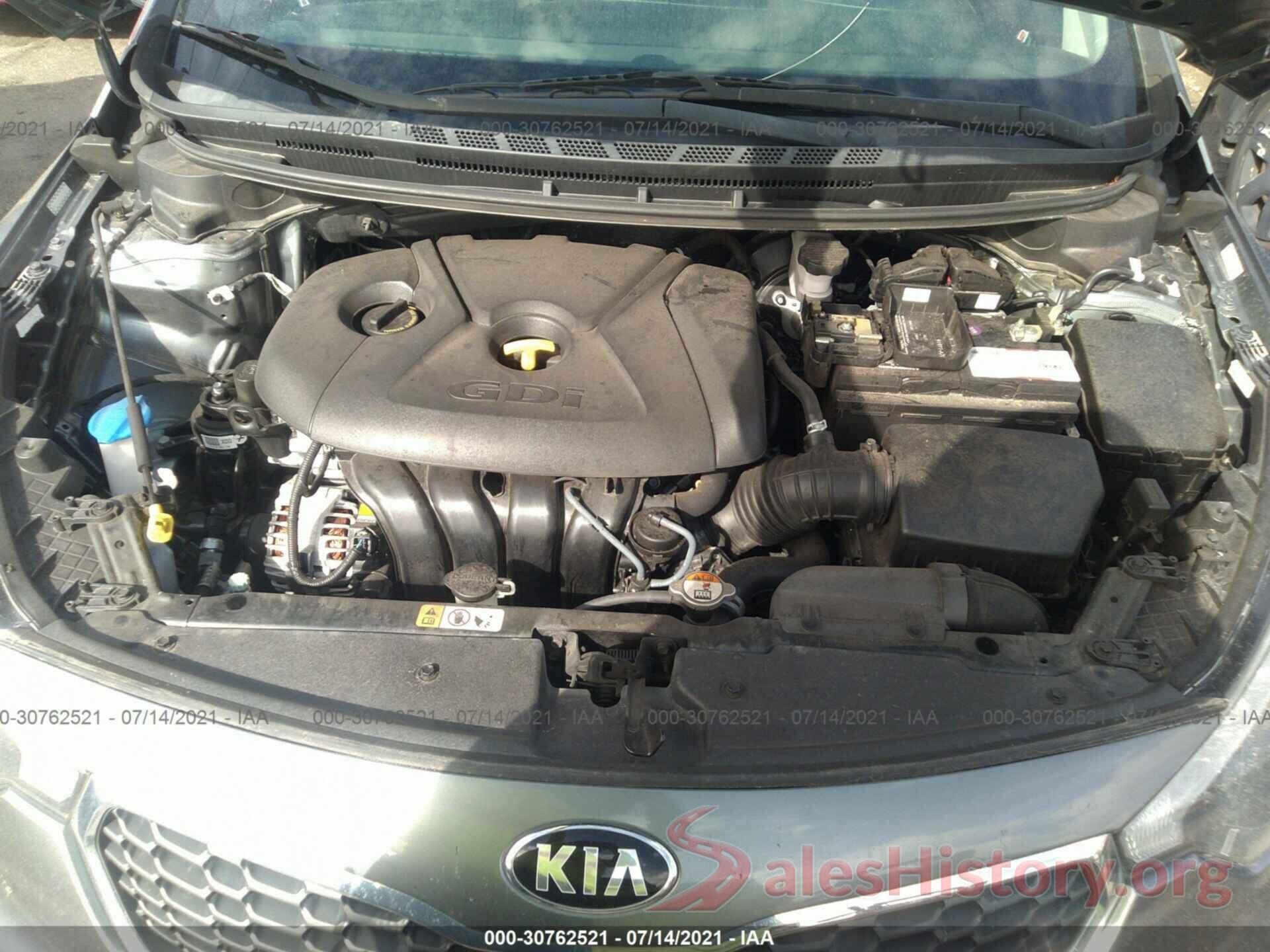 KNAFX4A88G5527697 2016 KIA FORTE