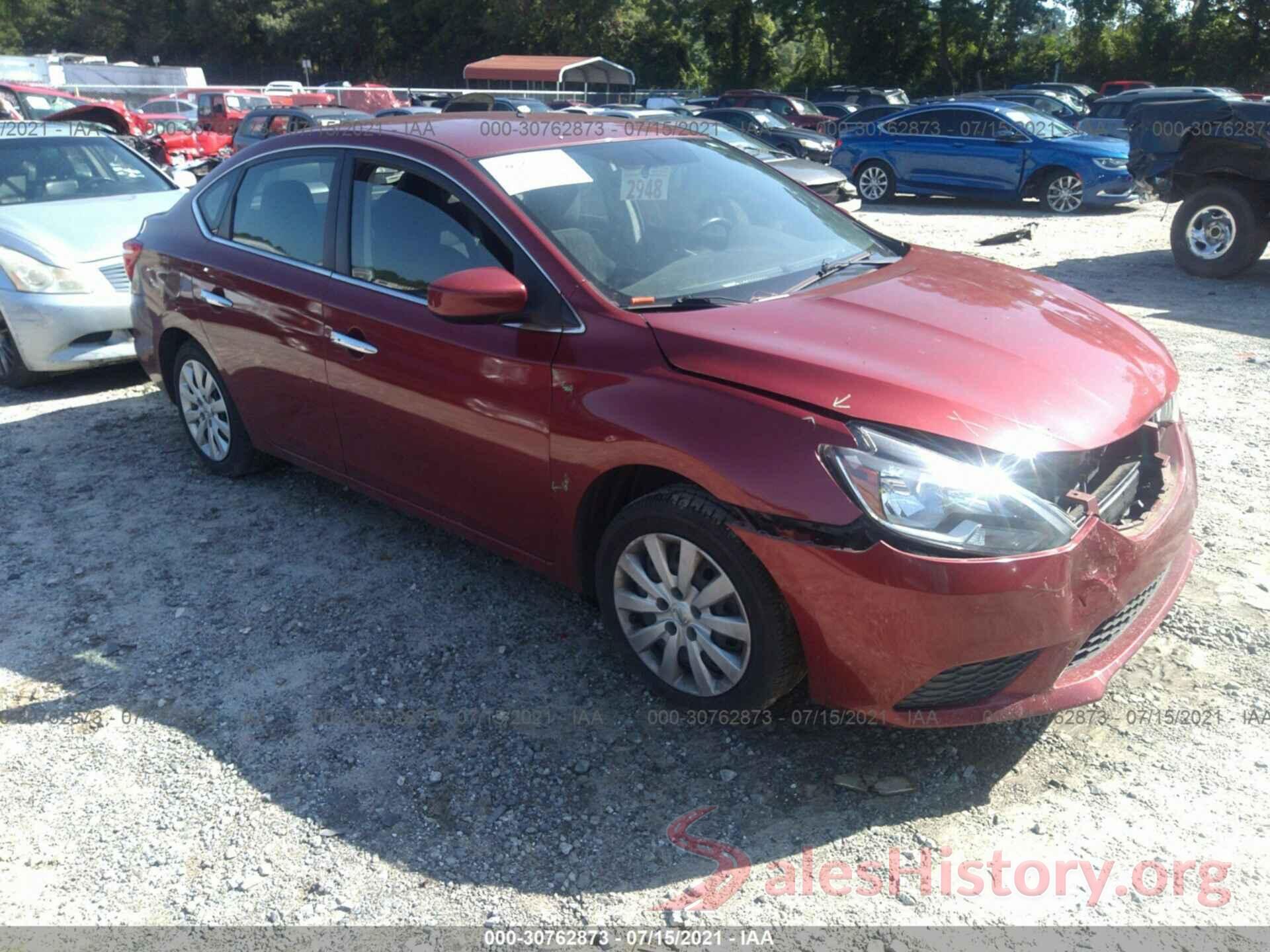 3N1AB7AP2GL639077 2016 NISSAN SENTRA