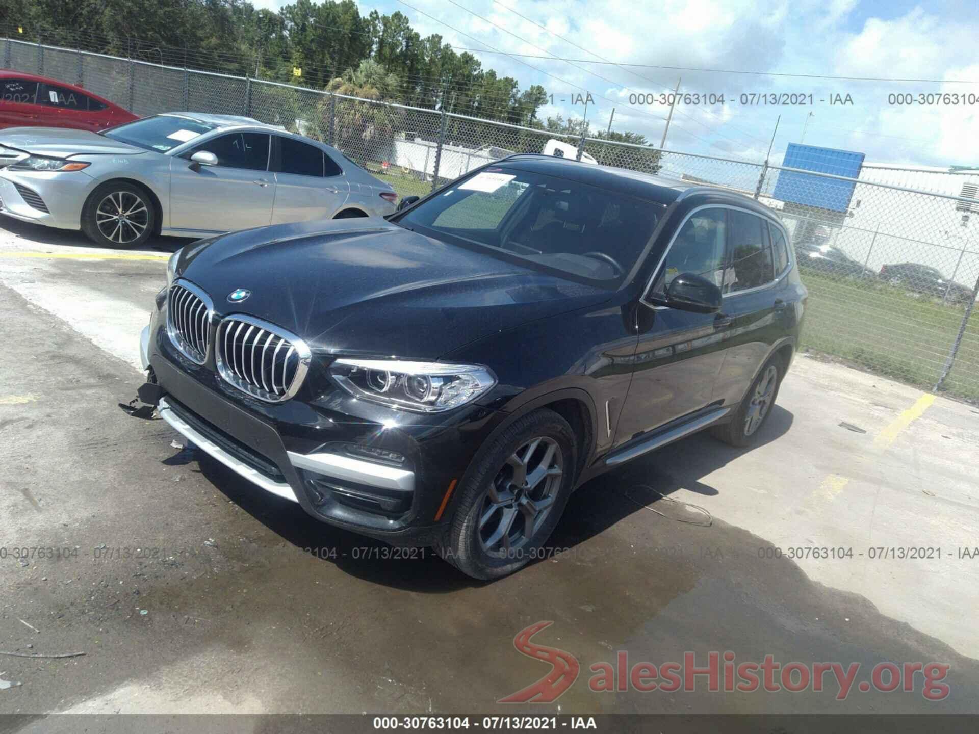 5UXTY3C09M9E41776 2021 BMW X3