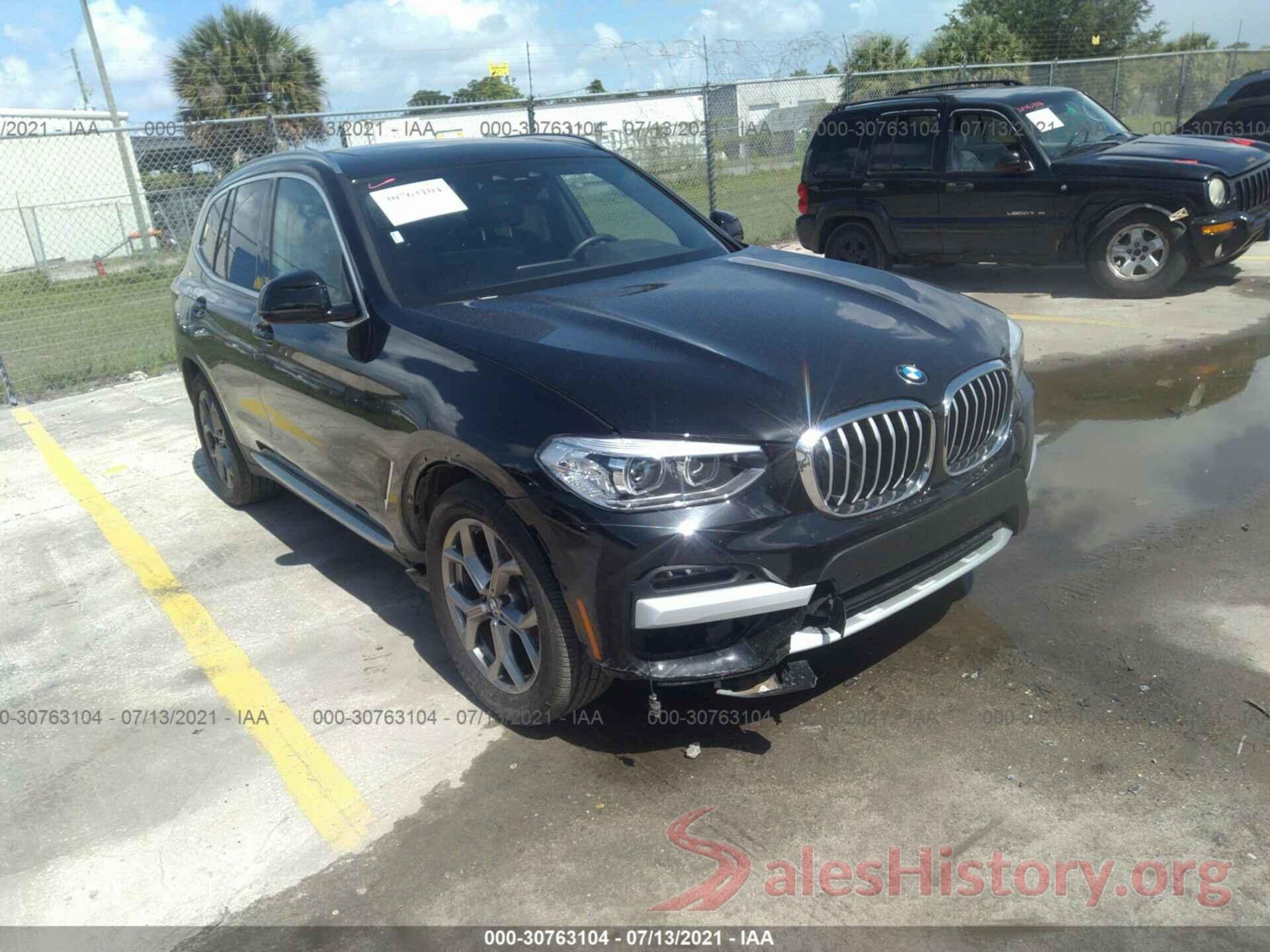 5UXTY3C09M9E41776 2021 BMW X3