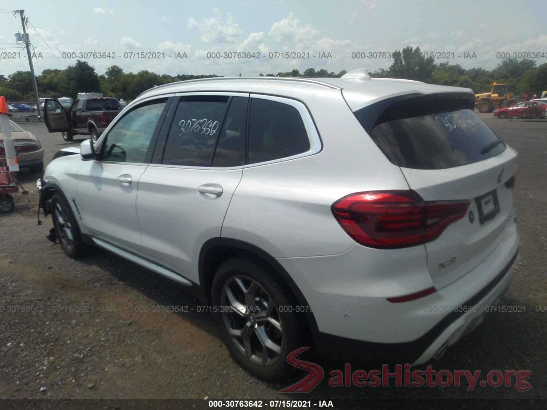 5UXTY5C07M9D79421 2021 BMW X3