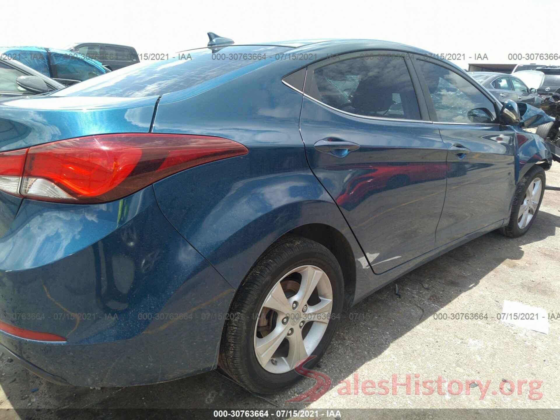 KMHDH4AE5GU568531 2016 HYUNDAI ELANTRA