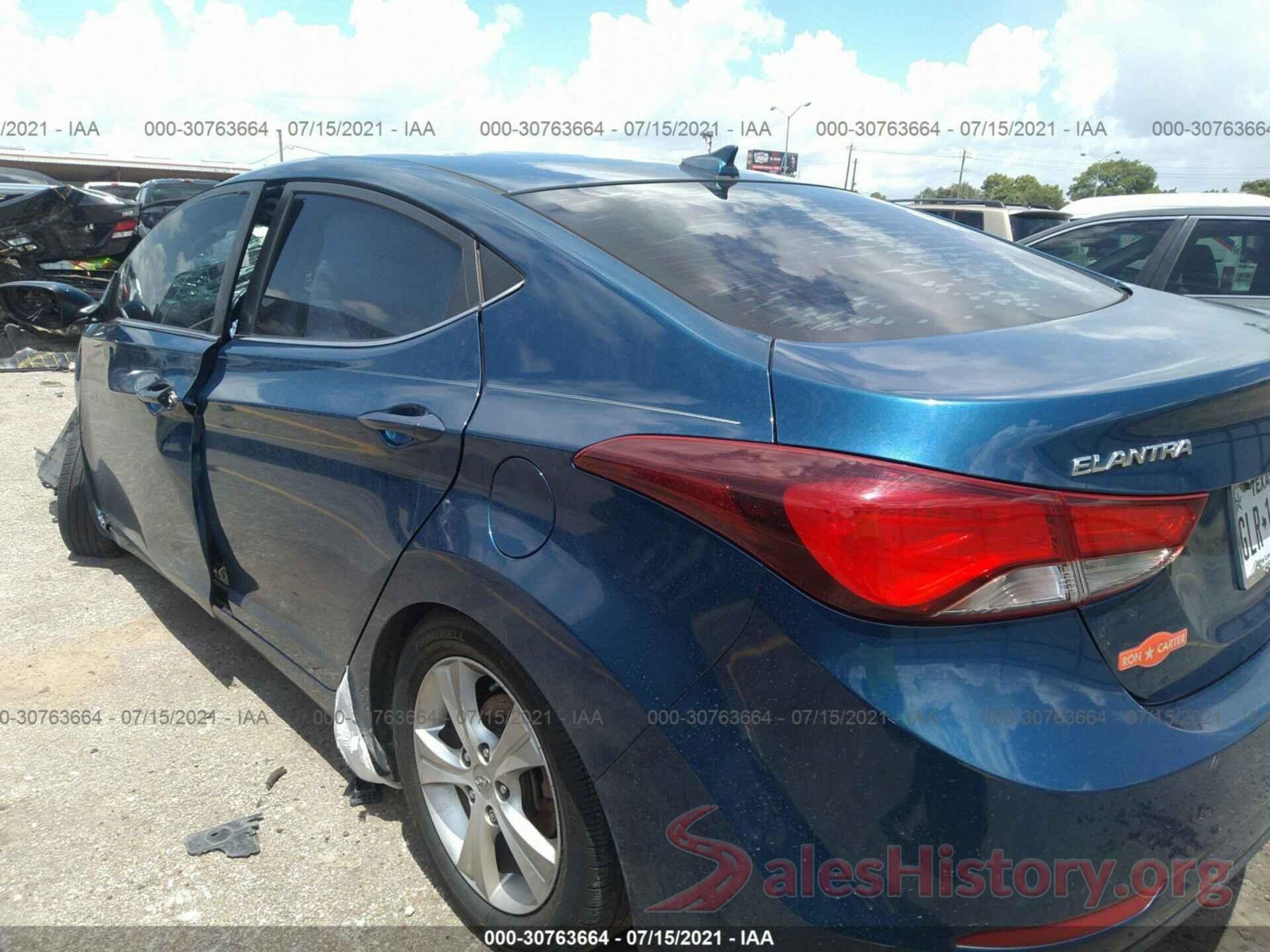 KMHDH4AE5GU568531 2016 HYUNDAI ELANTRA