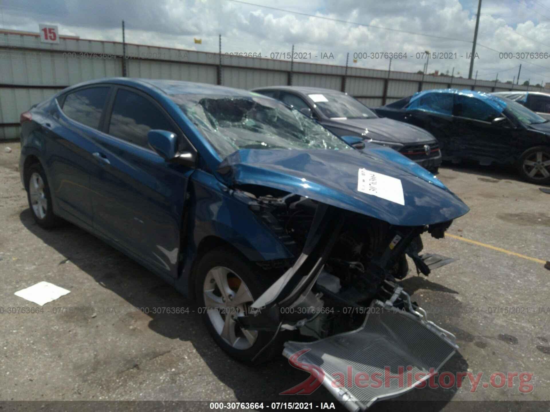 KMHDH4AE5GU568531 2016 HYUNDAI ELANTRA