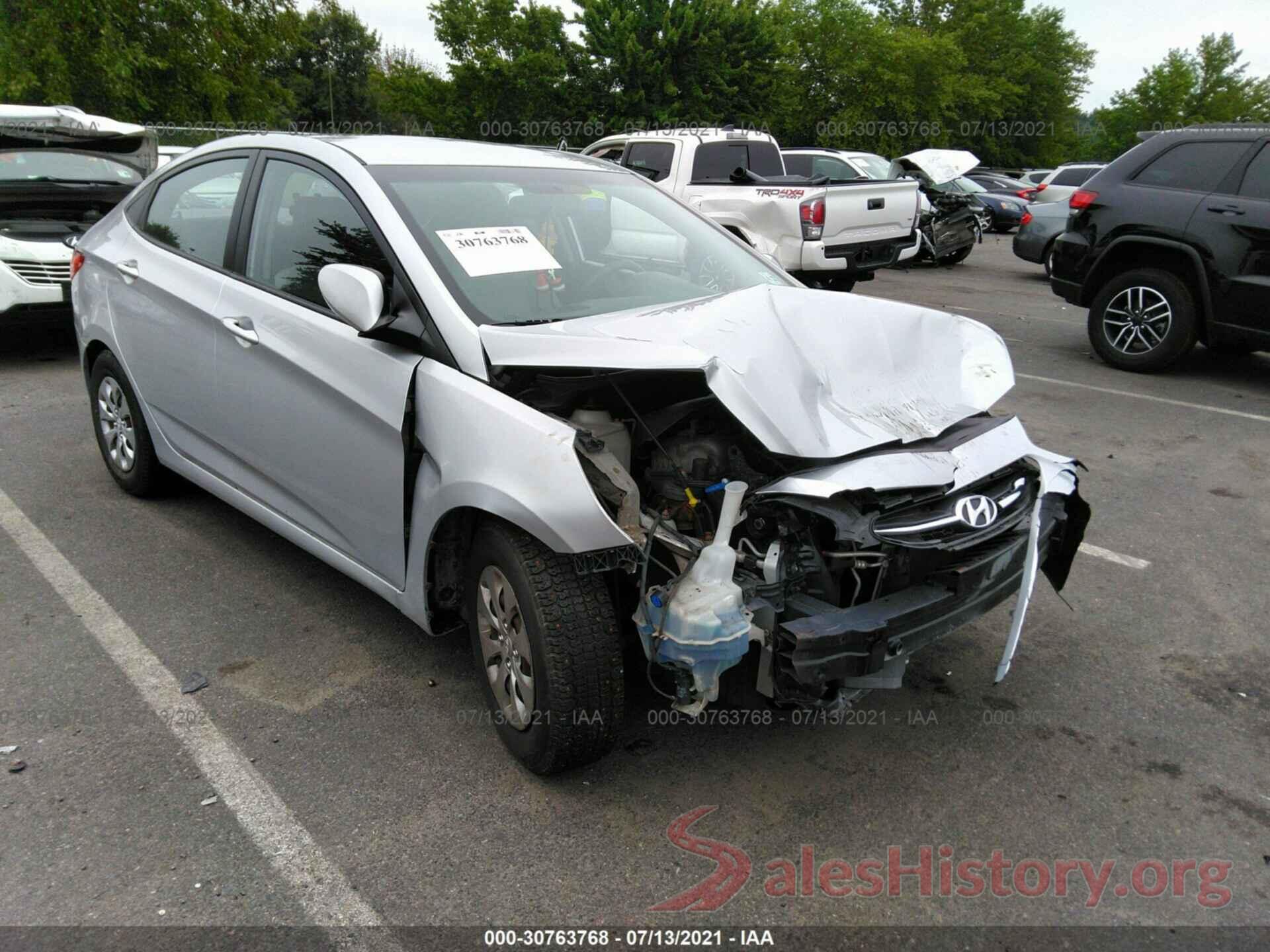 KMHCT4AE8GU955200 2016 HYUNDAI ACCENT