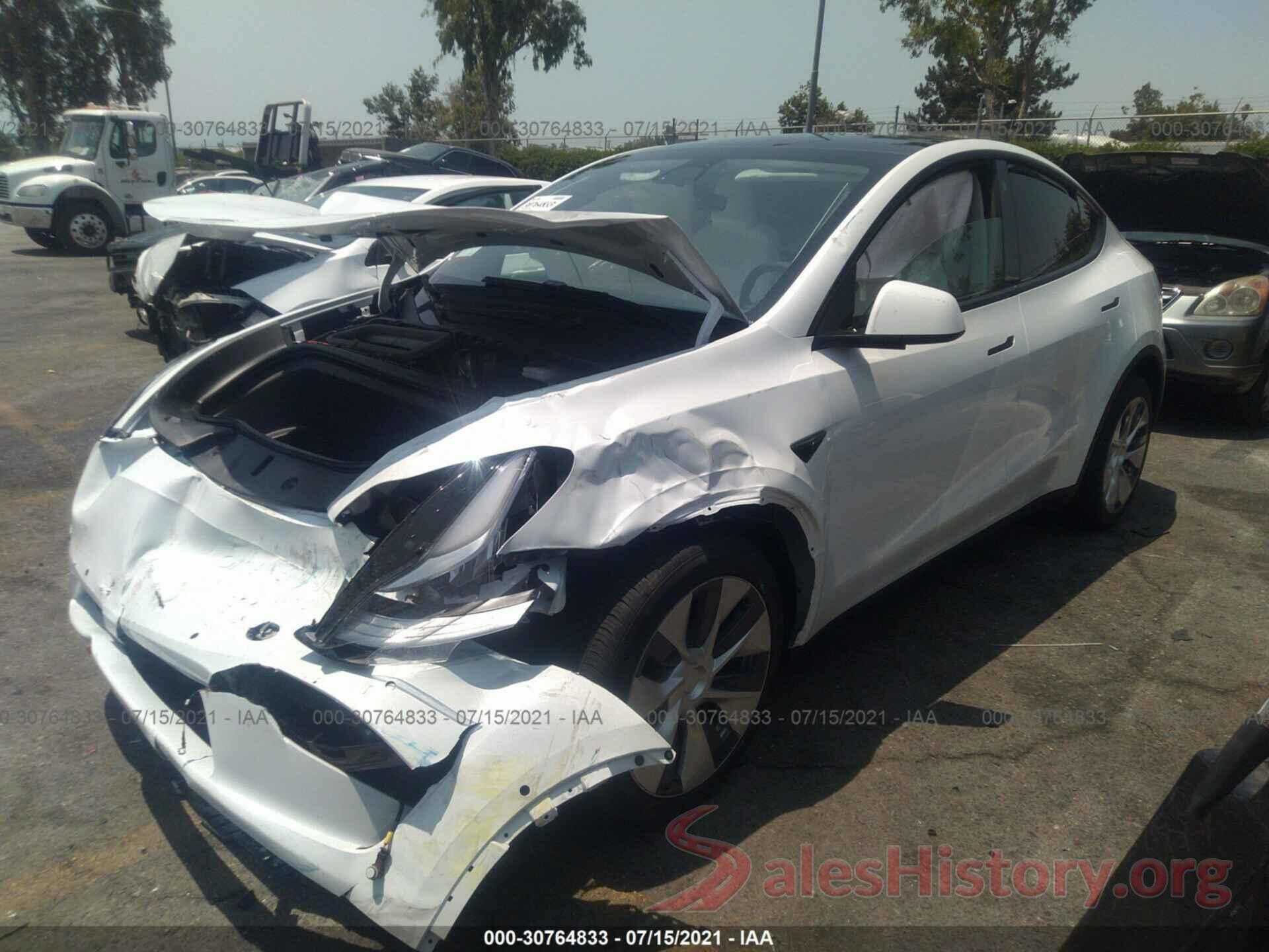 5YJYGDEE7MF206028 2021 TESLA MODEL Y