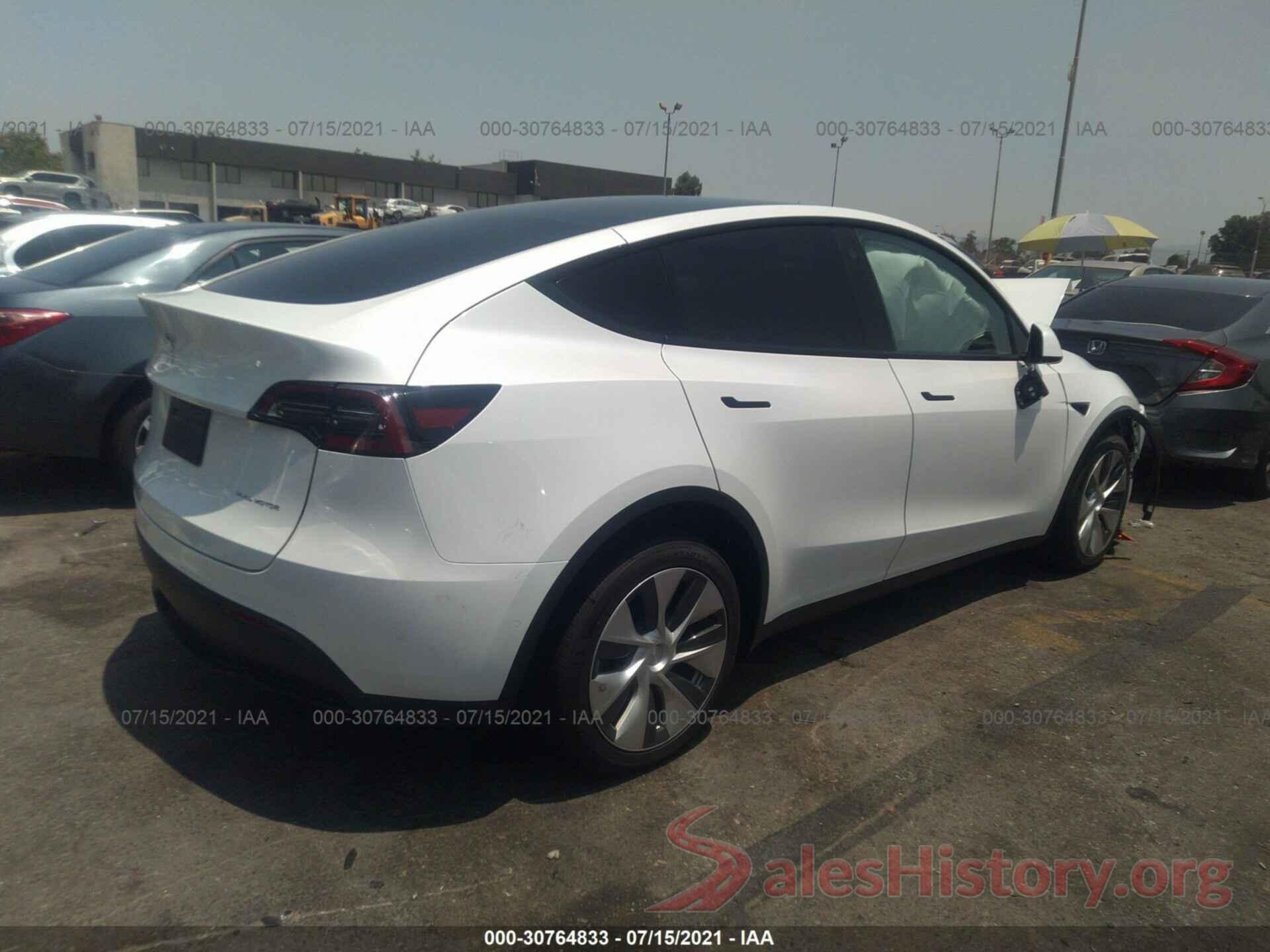 5YJYGDEE7MF206028 2021 TESLA MODEL Y