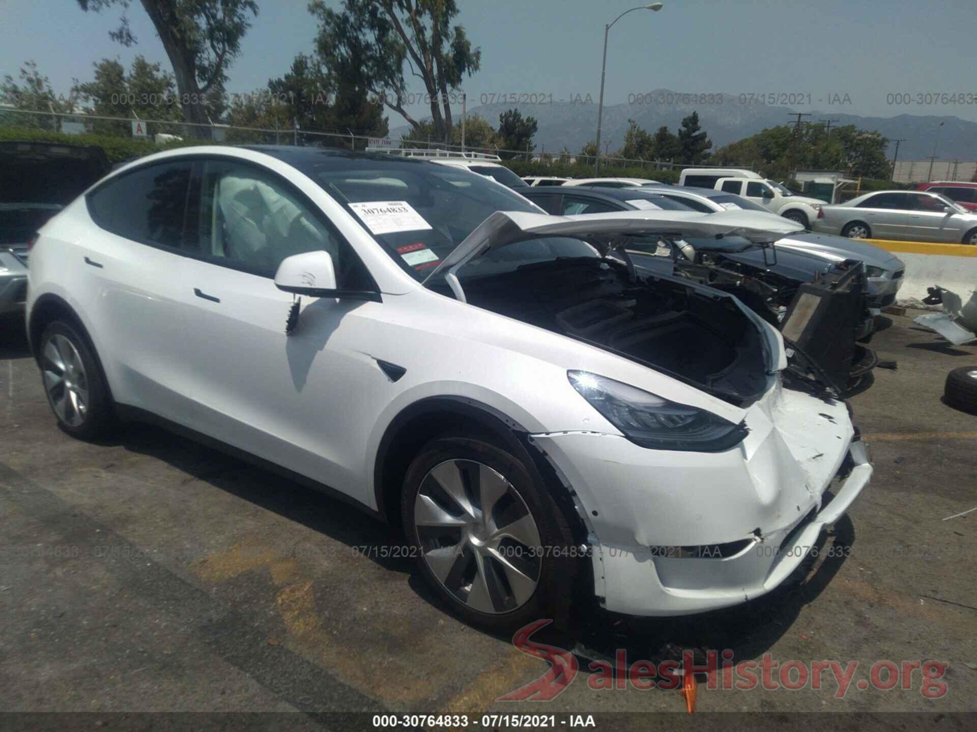 5YJYGDEE7MF206028 2021 TESLA MODEL Y