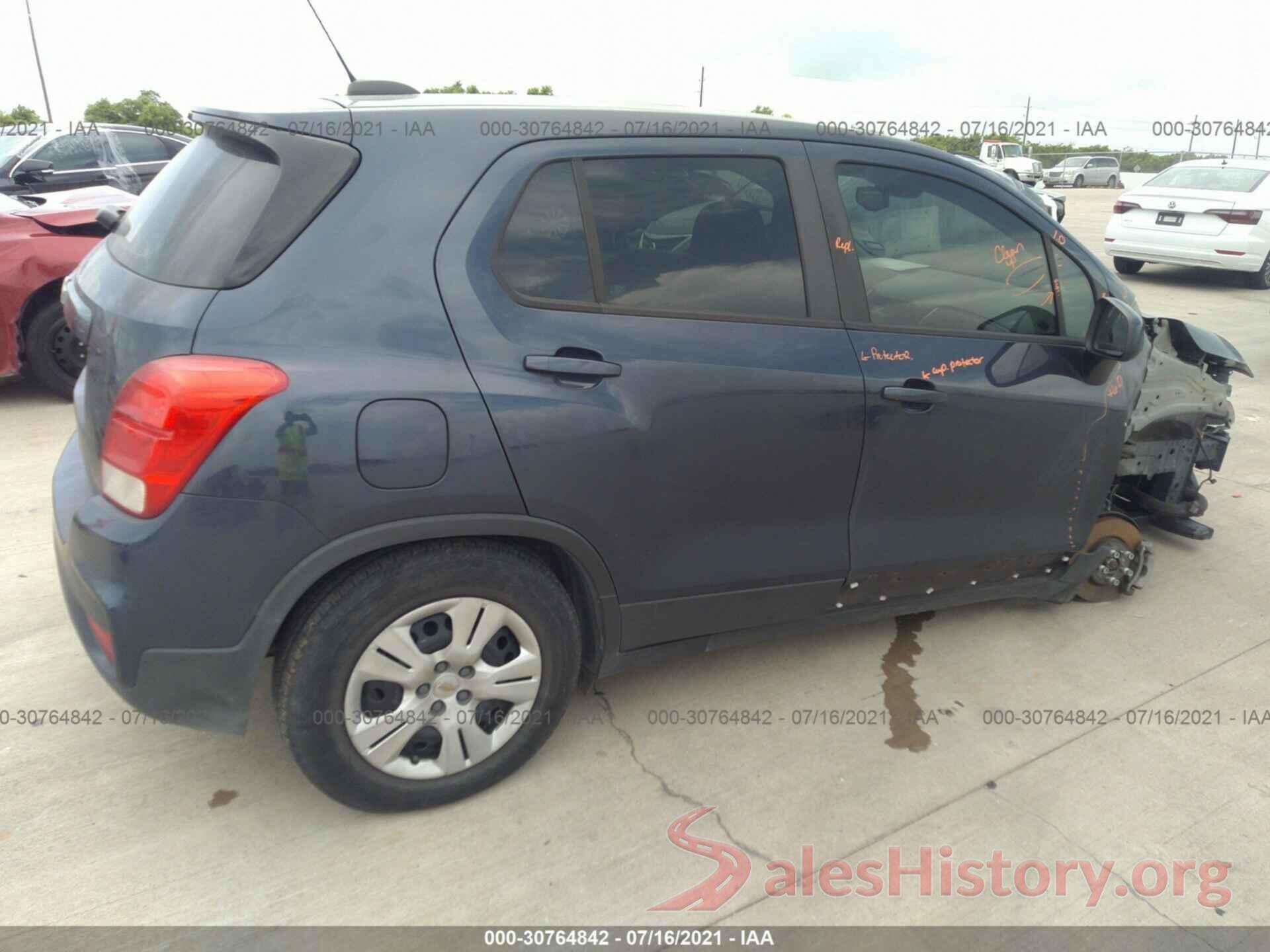 3GNCJKSB3KL107805 2019 CHEVROLET TRAX