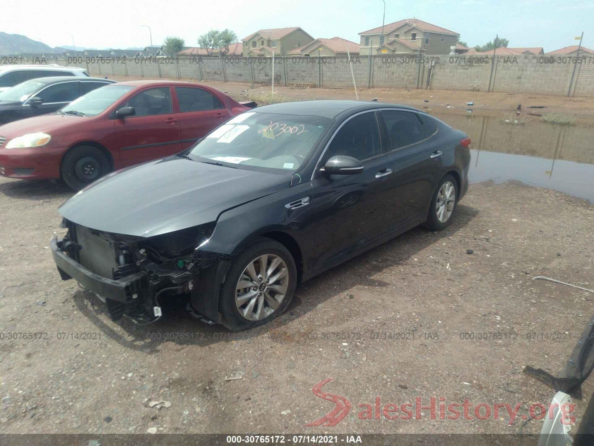 5XXGU4L3XGG047478 2016 KIA OPTIMA