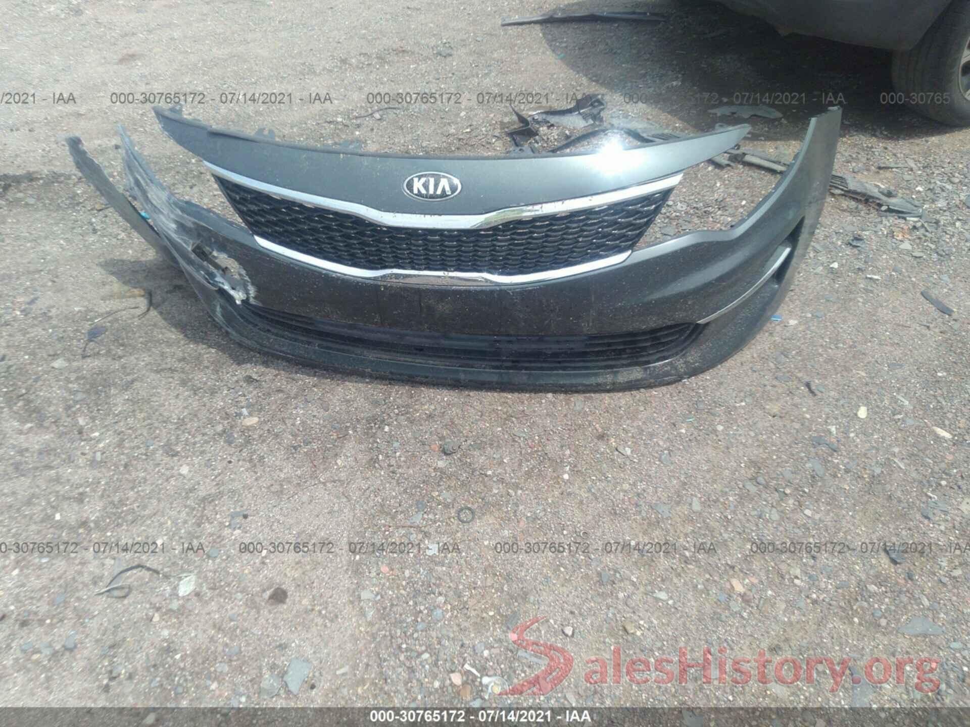 5XXGU4L3XGG047478 2016 KIA OPTIMA