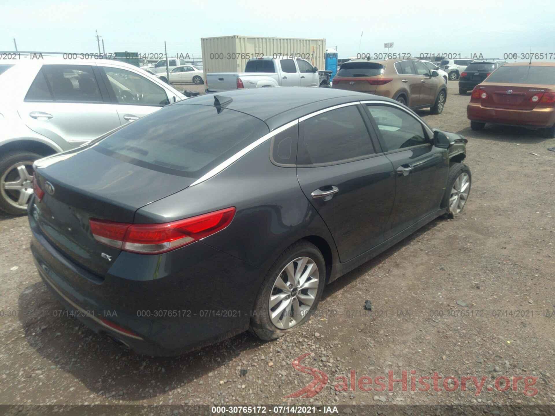 5XXGU4L3XGG047478 2016 KIA OPTIMA