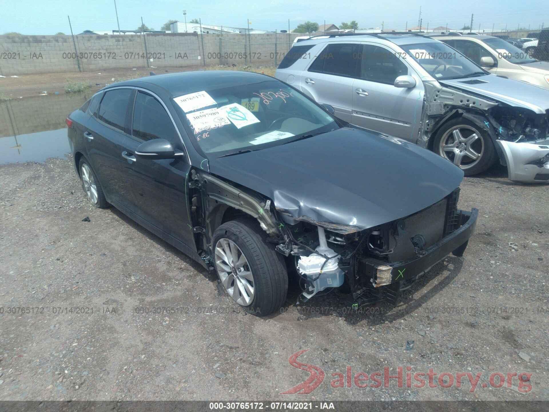 5XXGU4L3XGG047478 2016 KIA OPTIMA