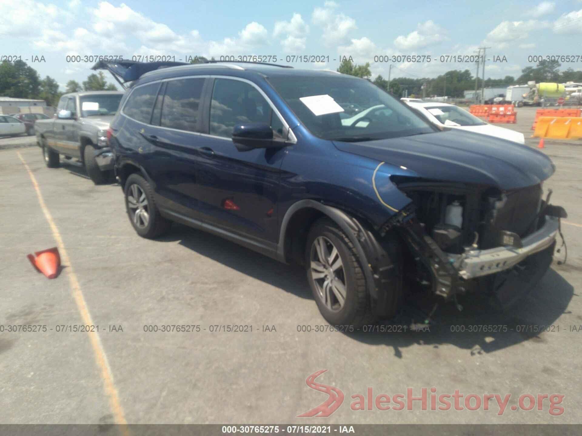 5FNYF6H55GB052031 2016 HONDA PILOT