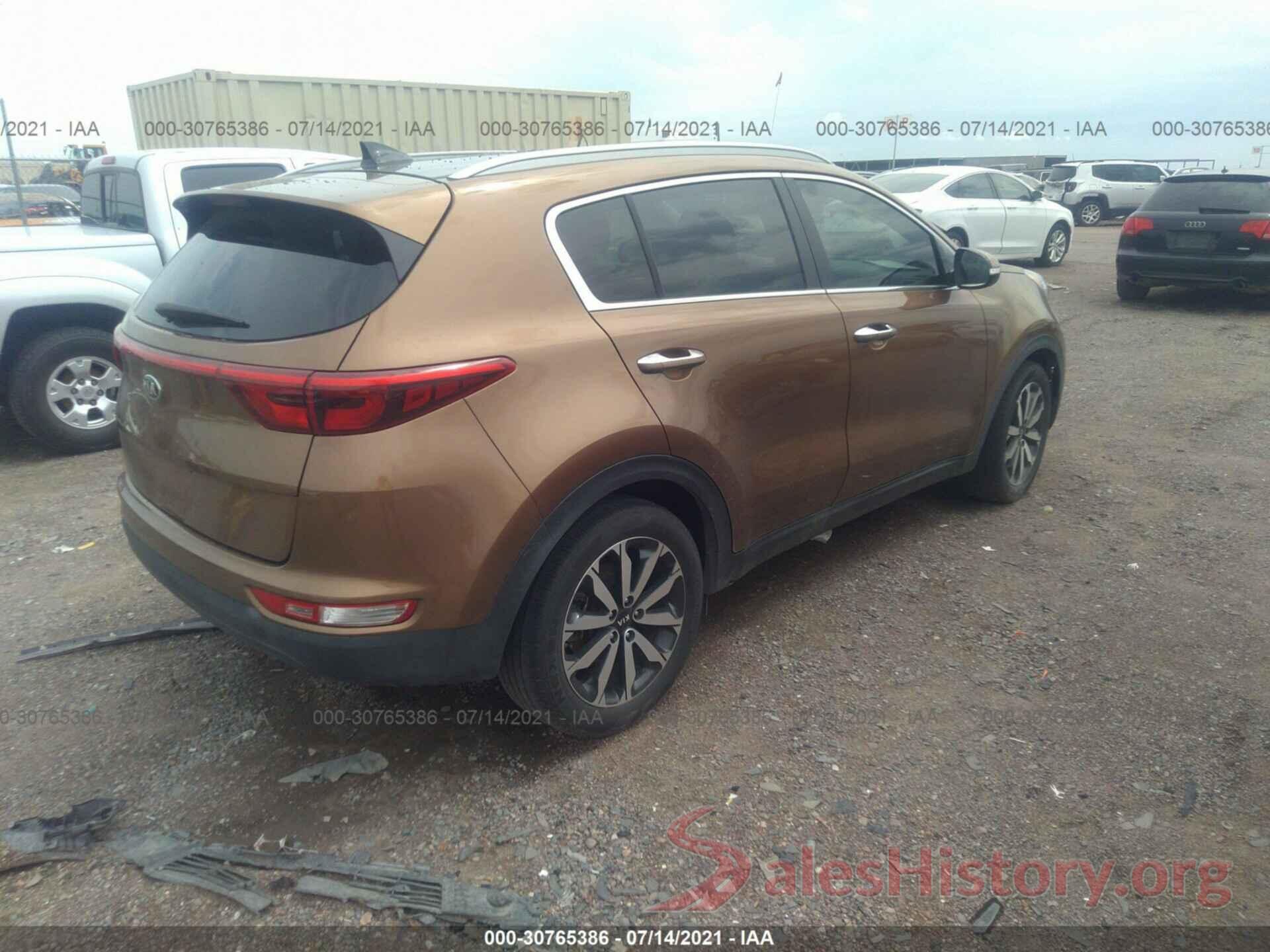 KNDPN3AC1H7103697 2017 KIA SPORTAGE