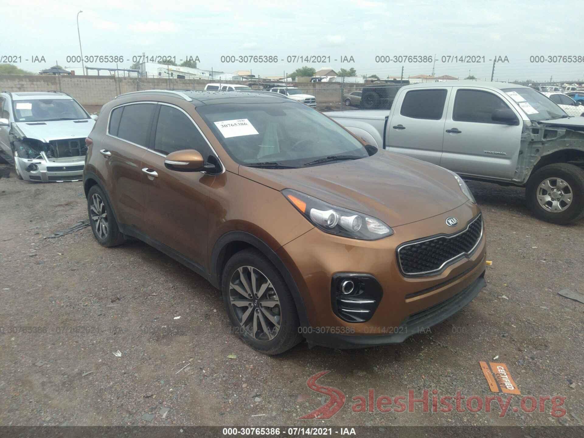 KNDPN3AC1H7103697 2017 KIA SPORTAGE