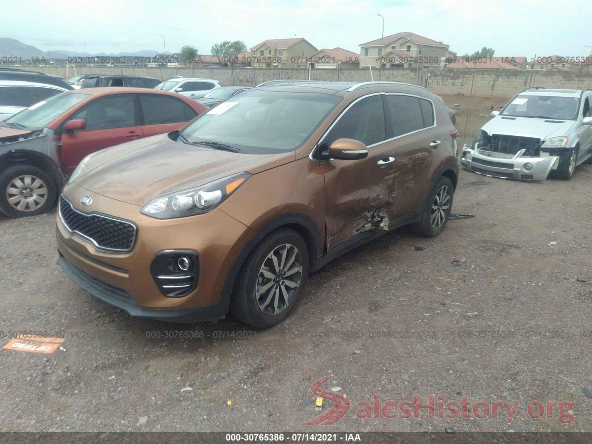 KNDPN3AC1H7103697 2017 KIA SPORTAGE