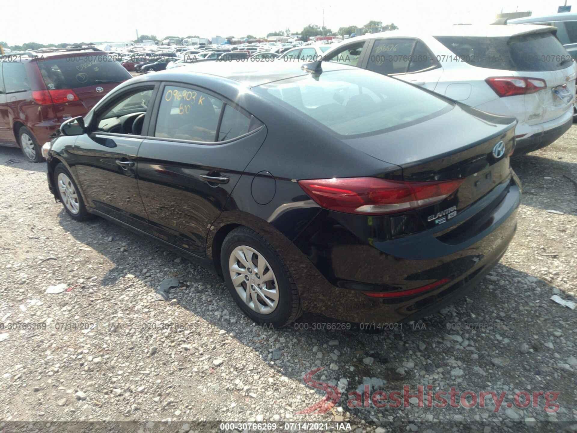 KMHD74LF8HU096903 2017 HYUNDAI ELANTRA