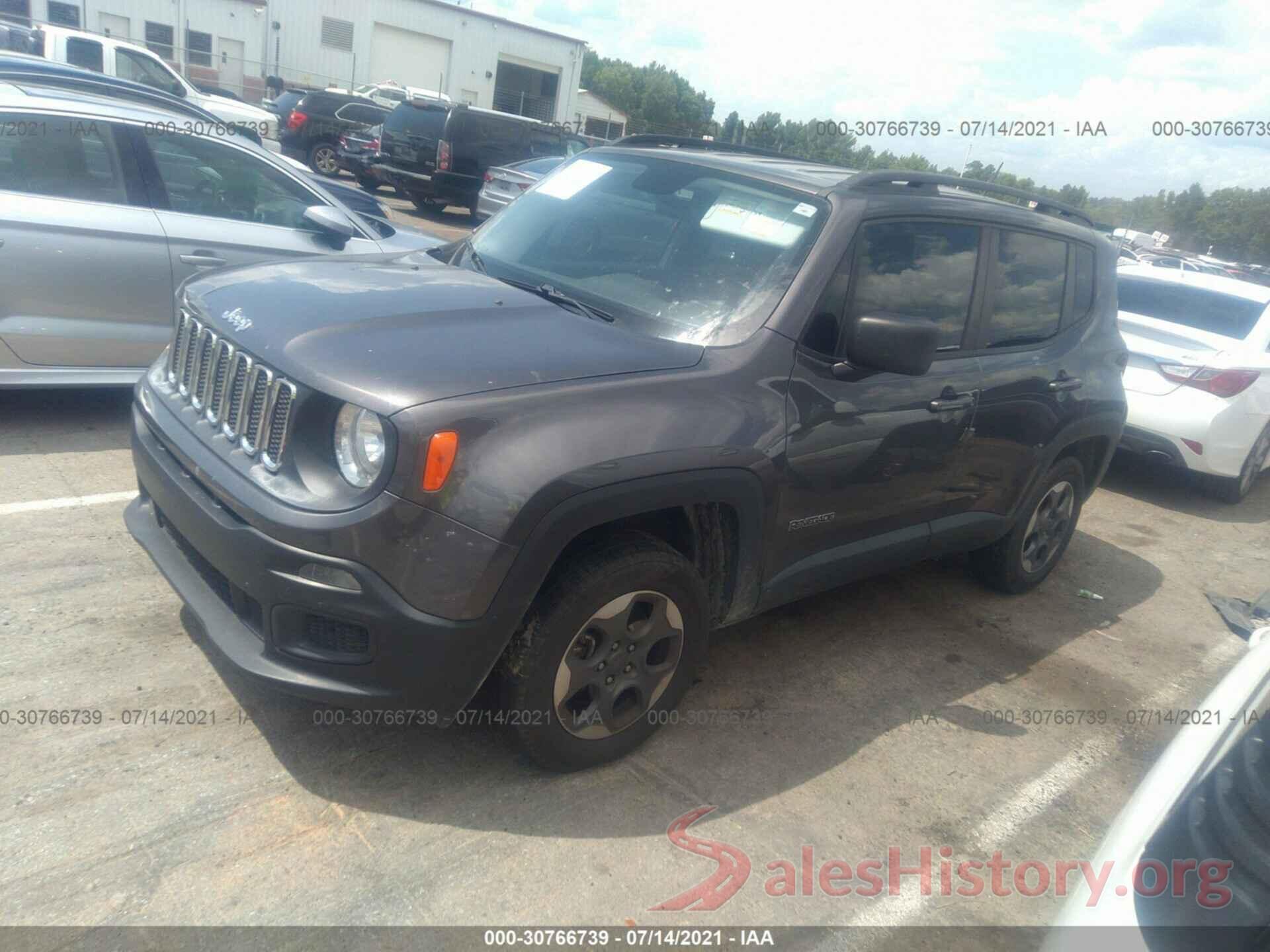 ZACCJBAT2GPD81675 2016 JEEP RENEGADE