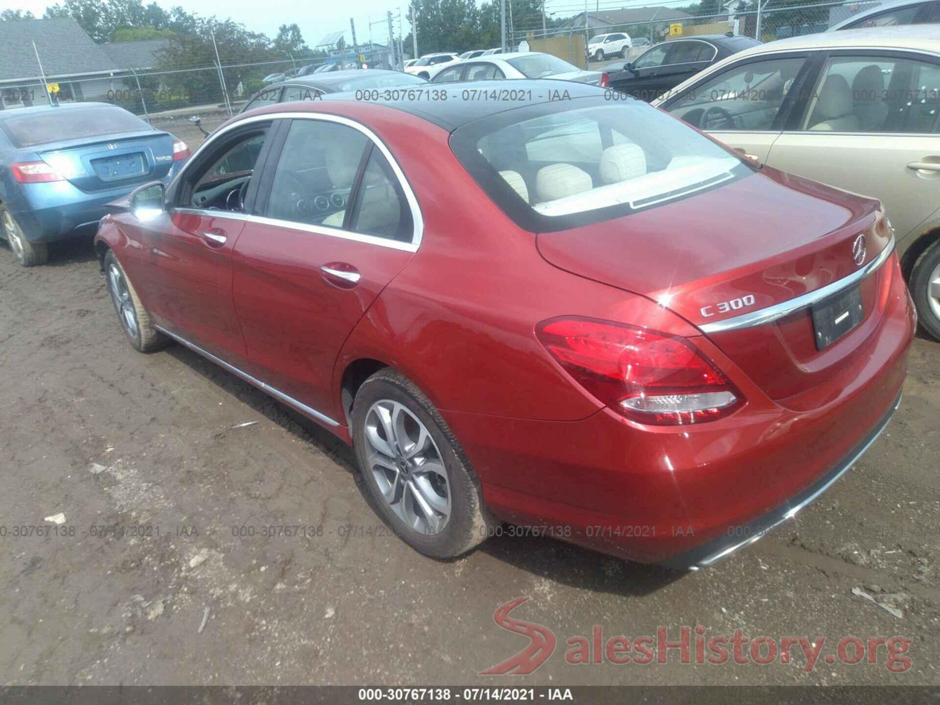 55SWF4KB5HU217277 2017 MERCEDES-BENZ C-CLASS